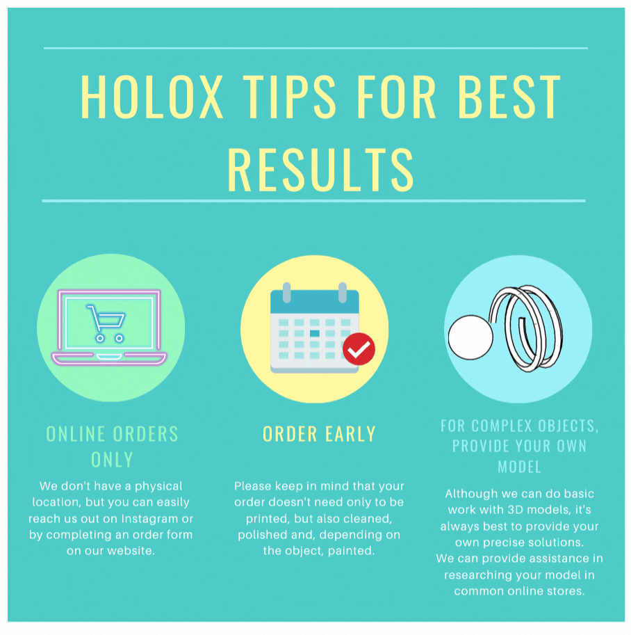 HoloX 3D Tips for best results